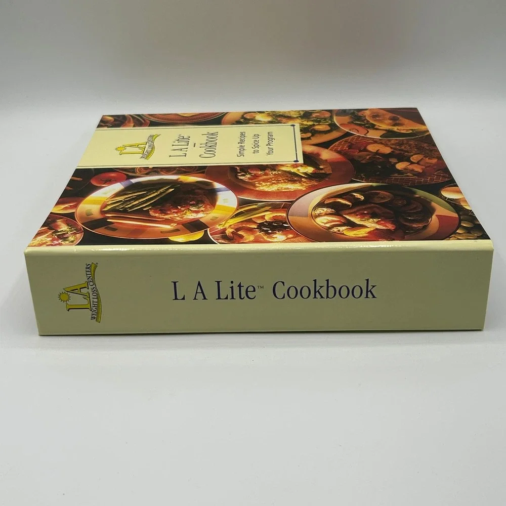LA Weight Loss Centers Lite Cookbook‎ 2002 Ring Binder Healthy Recipes Diet Plan